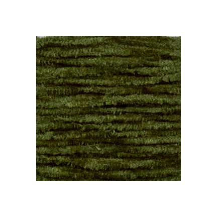 dark-olive-green-miniature-dollhouse-chenille-thread-trim