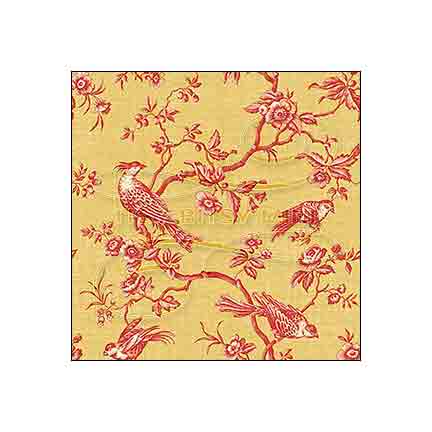 red-gold-bird-toile-dollhouse-wallpaper #color_gold