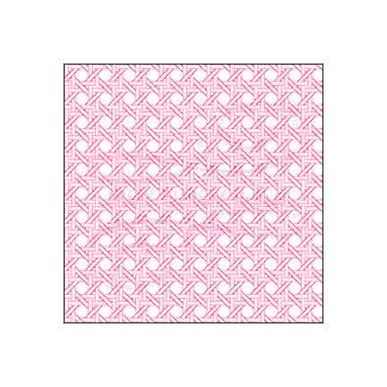 pink cane trellis dollhouse wallpaper #color_pink