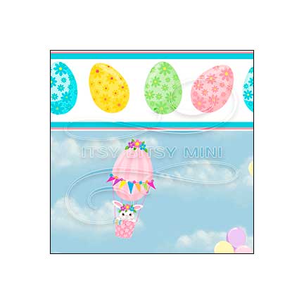 floating-easter-bunny-cloud-dollhouse-wallpaper #style_border
