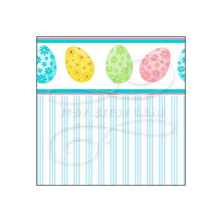 blue easter stripe with border #color_cornflowerblue