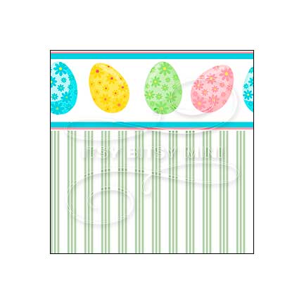 green easter stripe with border #color_green