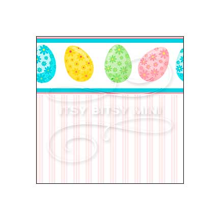 pink easter stripe with border #color_pink